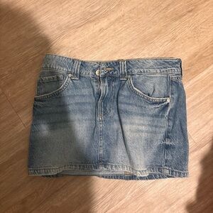 Y2K Classic Blue Denim Mini Skirt